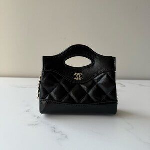 Chanel Micro Clutch on Chain